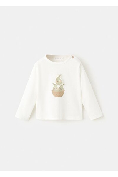 MANGO Baby Desenli pamuklu tişört