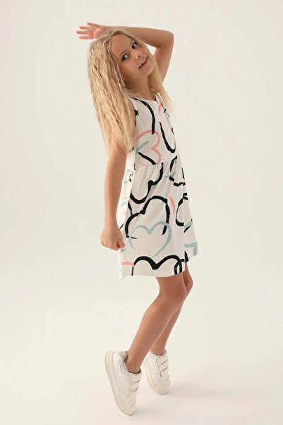 Rolypoly Girl's dress - cream