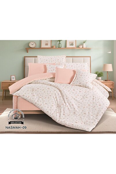 ALMIAAD High-quality, elegant summer double bedsheet set, 8 pieces, size 240*...