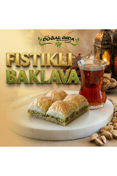 Siirt Doğal Gıda Taze Fıstıklı Baklava 1 KG