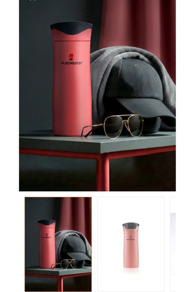 MADMUGS Travel Mug Termos Bardak 0.47 lt Living Coral