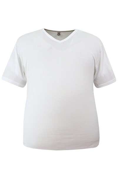 Redzone Tricou pentru bărbați, mărime mare, supradimensionat, cu decolteu în ...