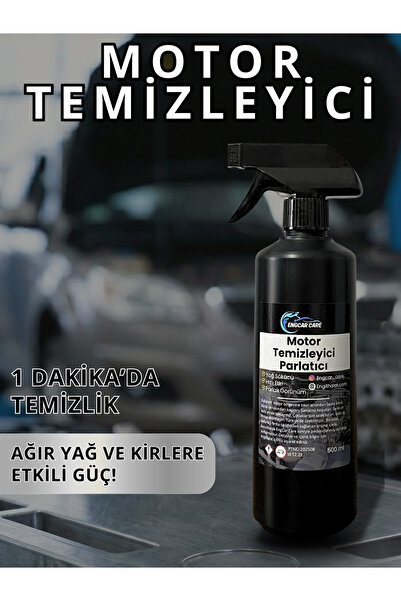 EngCar Care Motor Temizleyici Sprey - Yağ Sökücü - Premium Yüksek Etkili Moto...