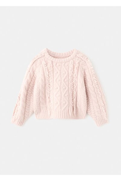 MANGO Baby Knit detailed sweater