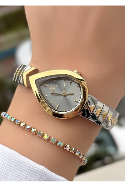 Homies ساعة يد نسائية مع ضمان رسمي ومقاومة للماء حتى 3 وحدات ضغط جوي مع سوار ...