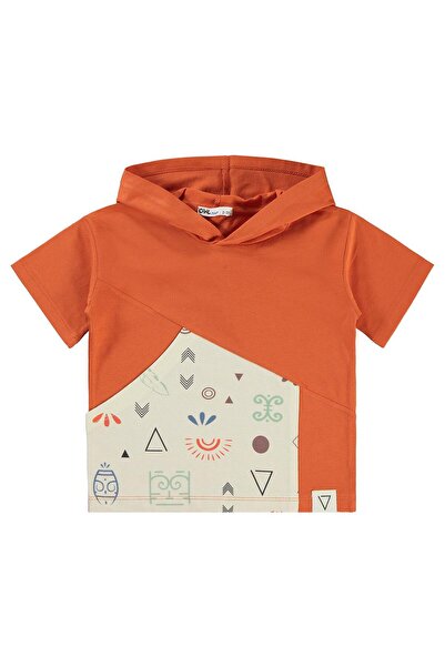 Civil Boys Αγορικό μπλουζάκι 2-5 ετών πορτοκαλί