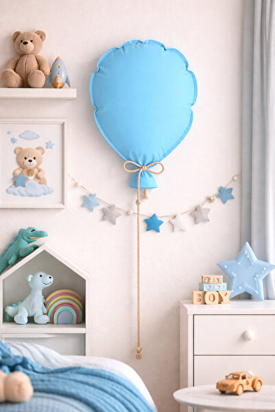 Miomundo Bebek Çocuk Odası dekor Balon Dekoratif Yastık