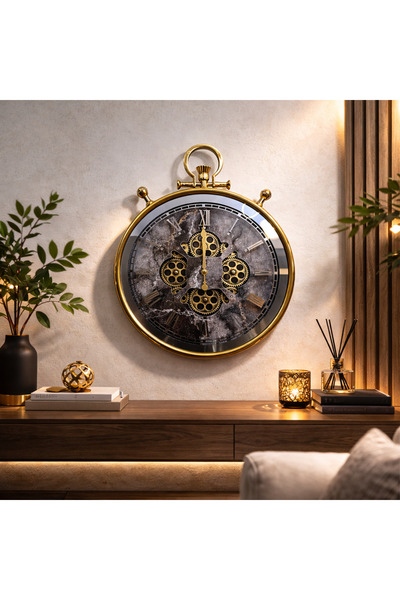 MARS CONCEPT METAL ÇARKLI DUVAR SAATİ