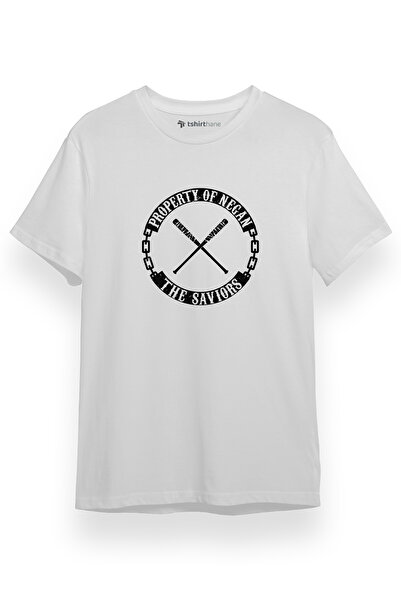 Tshirthane The Walking Dead Glenn Rhee Symbols White Short sleeve Men's T-shirt