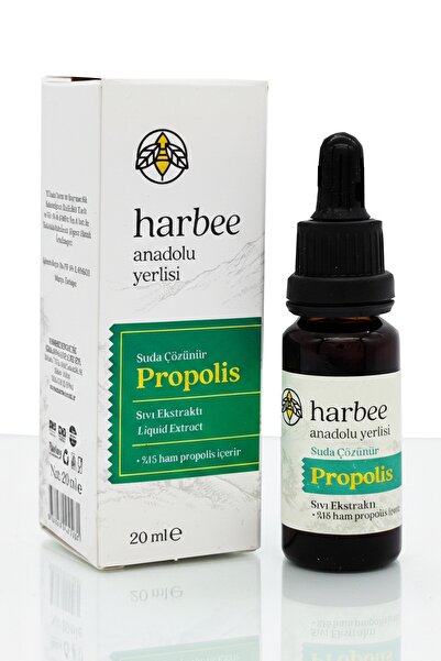 Har-Bee Su Bazlı Propolis Damla - %15 Saf Ham Propolis İçeren Doğal Gıda - Ba...