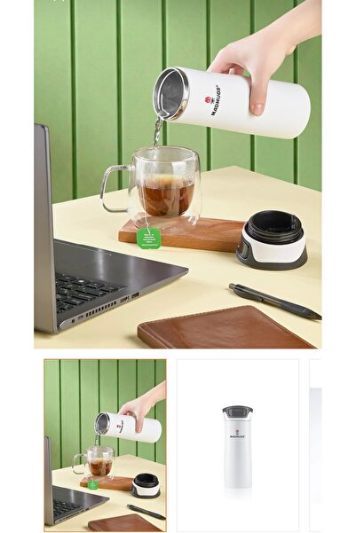 MADMUGS Travel Mug Termos Bardak 0,47lt-beyaz
