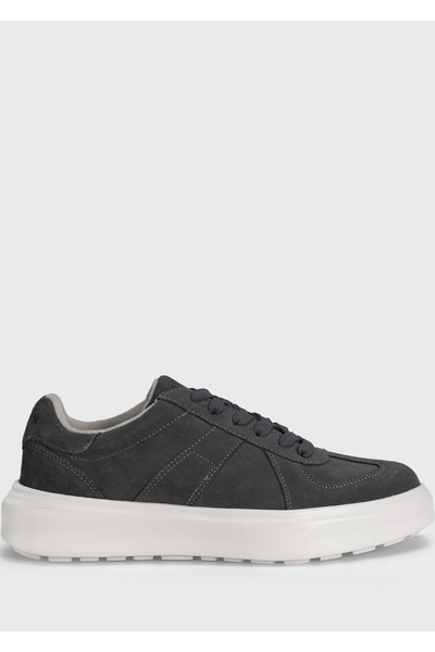 Lufian 112230226 Jaques Sneaker Pantofi din piele pentru bărbați GRI