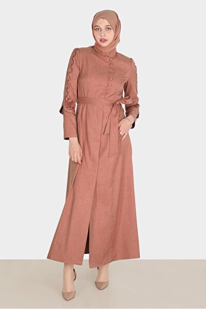 Alvina معطف مطر مطرز الأكمام 10573