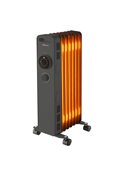 STARCREST SOH-0715BK Ηλεκτρικό καλοριφέρ λαδιού, 1500 W, 7 θερμαντικά στοιχεί...