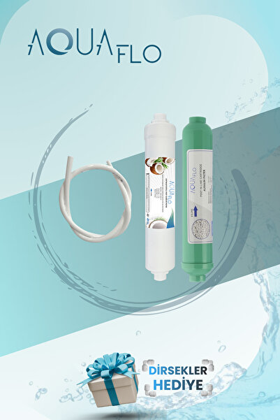 AQUAFLO Su Arıtma Cihazları İçin Alkalin, Tatlandırıcı ve 1 Metre Hortum Seti