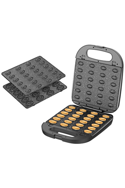 STARCREST Μηχανή χύτευσης παξιμαδιών SNM-6024DX, 24 καλούπια, 1400W, Αφαιρούμ...