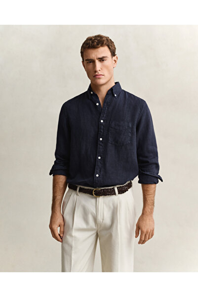 Gant Erkek Mavi Regular Fit Gömlek