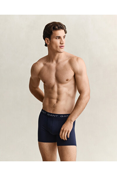 Gant Erkek Lacivert Düz Boxer