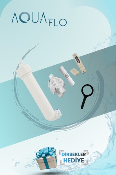 AQUAFLO Membran Yenileme Kiti ve Tds - Membran Kabı, Flow, Shut Off, Tds Hazı...