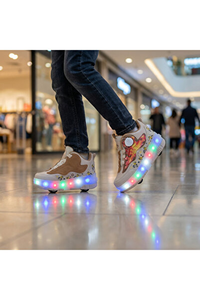 LE STYLE DE MARIE Tekerlekli Işıklı Patenli Ayakkabı (Kız & Erkek Çocuk)|Pate...