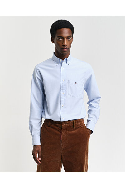 Gant Erkek Mavi Regular Fit Gömlek