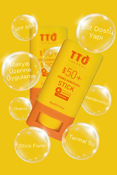 TTO Güneş Koruyucu Stick SPF 50 - UVA/UVB Yüksek Koruma