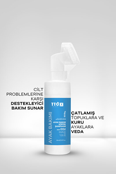 TTO Ayak Bakım Şampuanı Köpük Formlu 150 ml X Aplikatörlü