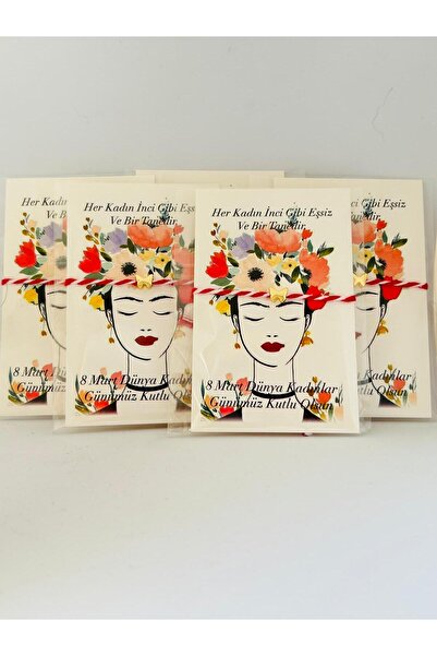 marteniçka 25 قطعة من أساور يوم المرأة العالمي مع بطاقة على شكل قلب وجيلاتين