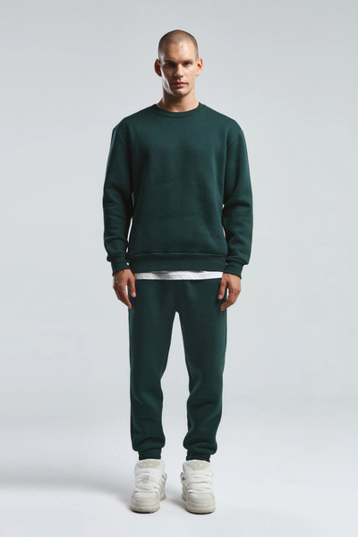 Kappa Ανδρικό λευκό φούτερ Benmanaj - Πράσινο