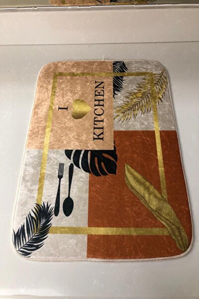 DEKOMOD Bulaşık Kurutma Matı Kurulama Bezi Kurutma Örtüsü Tezgah Üstü Bulaşıklık 40x50 Cm Yıkanabilir Mat09