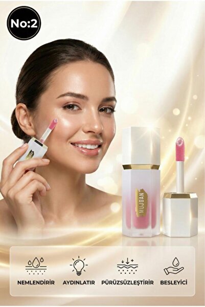MUJGAN Doğal Bitişli Işıltı Veren Sıvı Aydınlatıcı NO:2