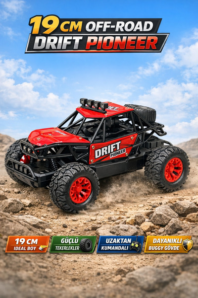 YILDIRIM OYUNCAK Ful Fonksiyon Şarjlı Uzaktan Kumandalı Off Road Araba 19 cm ...