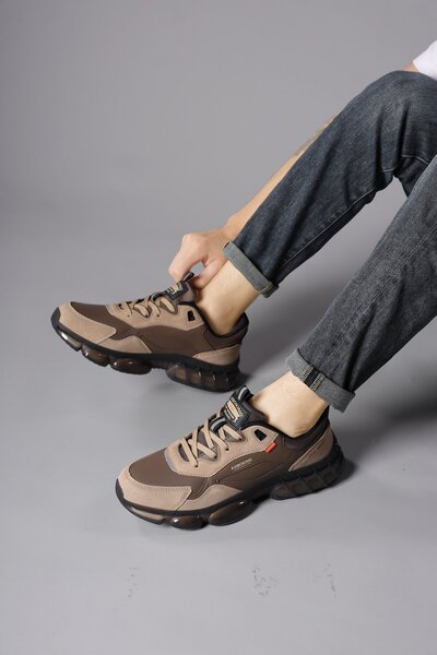 AX Boxing Pantofi sport Barbati, Model Elio, Piele ecologica, Talpa cu perna,...