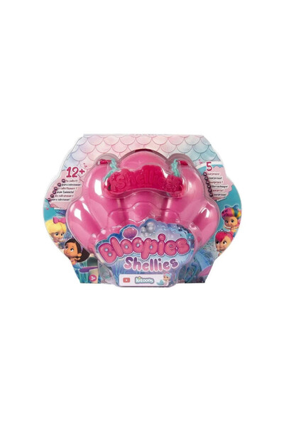 Bloopies Păpușa Shellies - Pachet surpriză, 5 accesorii, roz