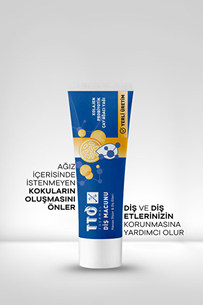 TTO Diş Macunu Hassas Bakım 75 ml Kolajen Çay Ağacı Yağı ve Probiyotik X