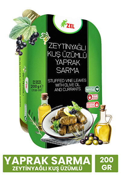 Zel Yaprak Sarma Zeytinyağlı Kuş Üzümlü 200 gr