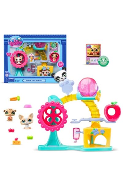 Littlest Pet Shop Σετ φιγούρων Fun Factory Playset, Littlest Pet Shop, Πολύχρωμο