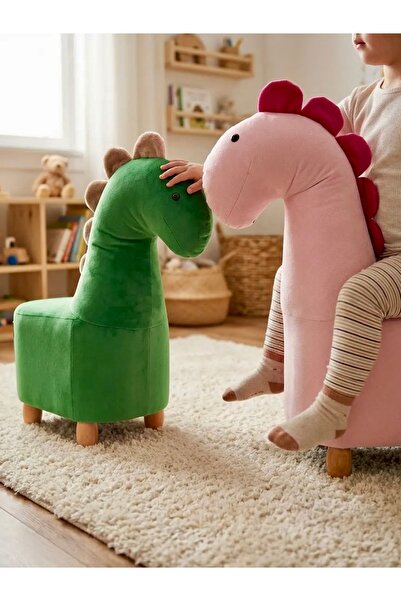 zooturak Dinozor Puf Pembe