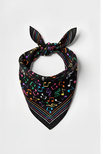 PETEK AKSESUAR Music Note Bandana