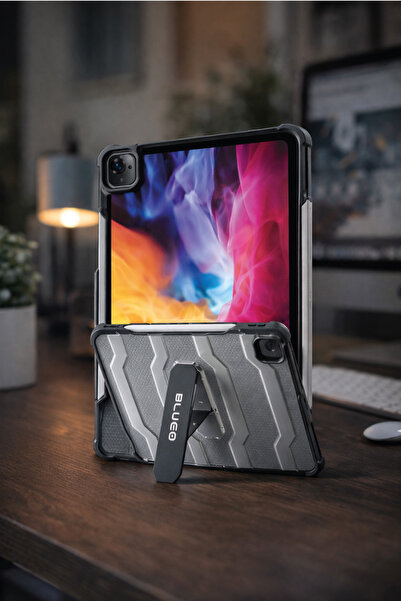 BLUEO حافظة لجهاز iPad Pro 11 / Air 4 10.9 / Air 5 10.9 باللون الأسود مع حامل...