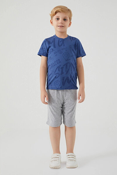 Rolypoly Син бермудски костюм за момче