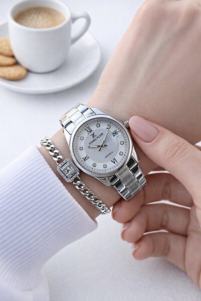 Daniel Klein Steel Cord 30 Mt Water Resistant Women's Wristwatch + Bracelet B...