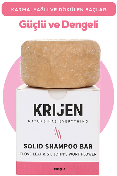 Krijen 100 Gr Clove and St. John's Wort Additive Shampoo