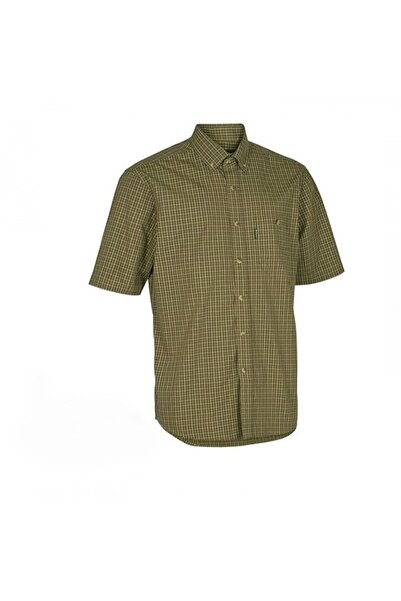 Deerhunter Yeşil-kare Kısa Kol Gömlek