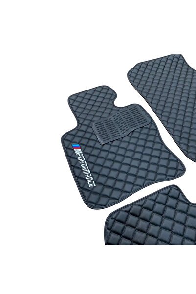 Bmw Genel Oto Halı Paspas BMW 3 Serisi F30 2011-2019 Uyumlu M Performance M T...