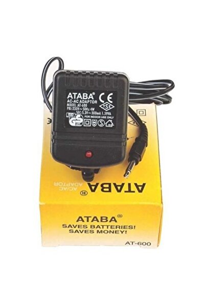 Ataba 3W 5.3V 300Mah Ac-Ac Şarjlı Süpürge Adaptörü At-600