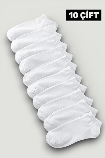 Esinti 10 Pairs of Cotton Short Booties Socks – Men's & Women's Ankle Length ...