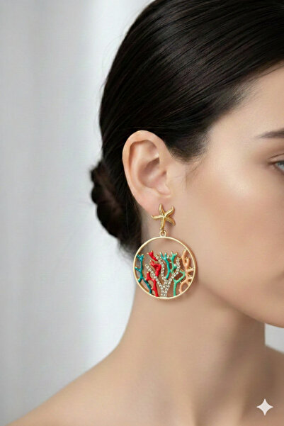 PETEK AKSESUAR أقراط SEA SEA STAR MUSSELS REEF