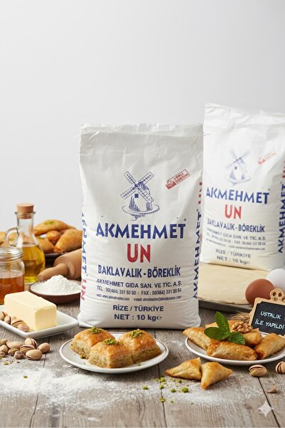 AKMEHMET UN Baklavalık Böreklik Un 10 Kg 2 Adet 10x2