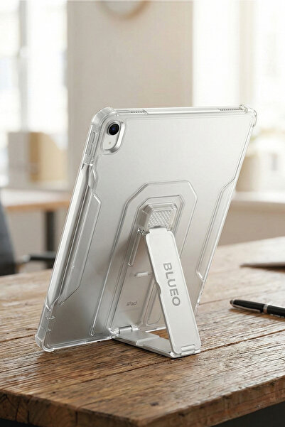BLUEO حافظة مدرعة مقاومة للصدمات مع حامل متوافق مع iPad 7/8/9 (10.2 بوصة) وiP...